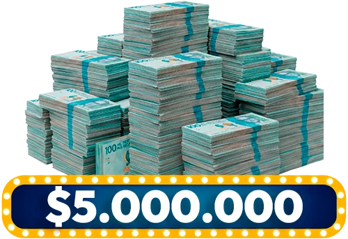 $5.000.000 en efectivo